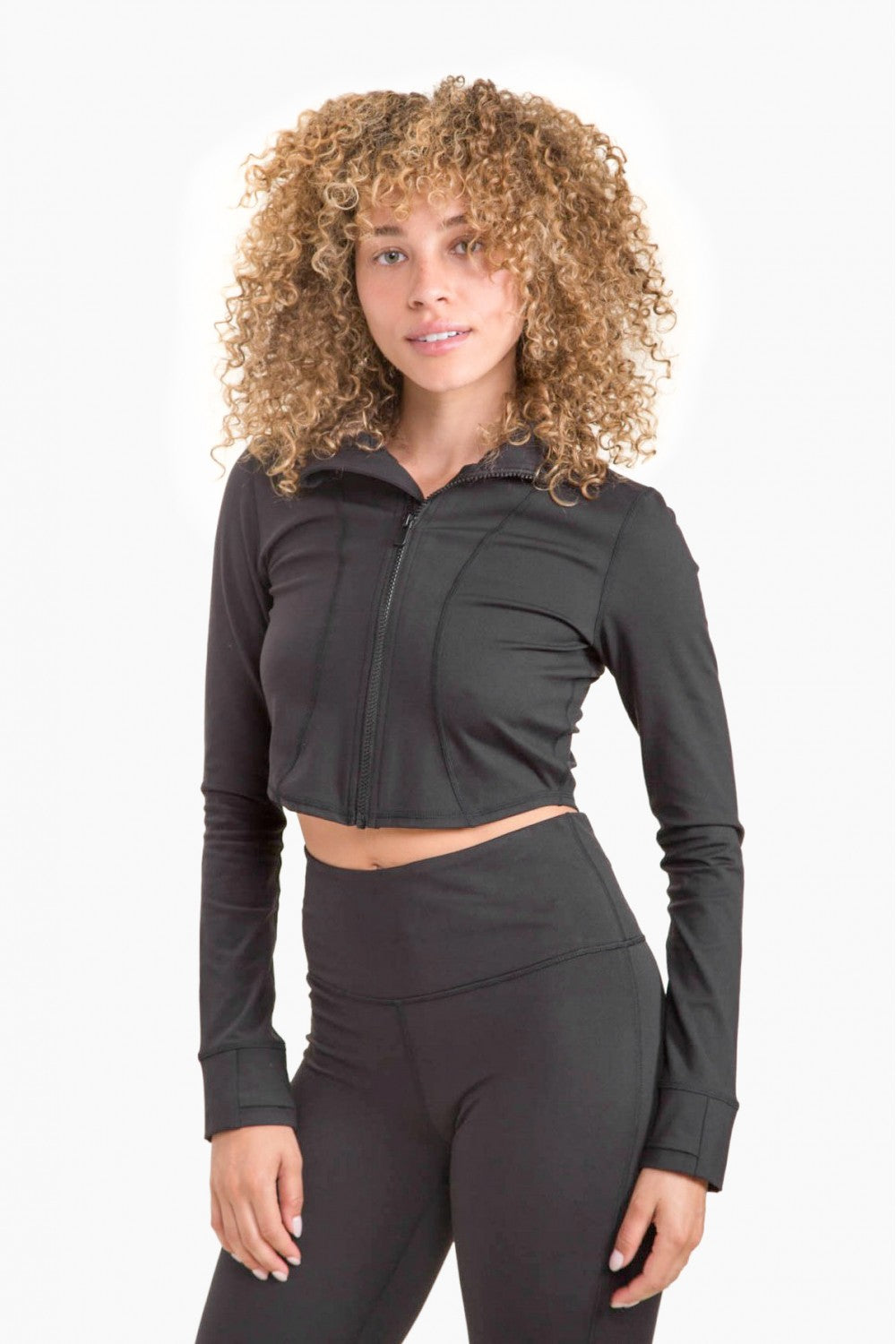 Black Cropped BBL Jacket